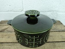 Portmeirion Totem Green Ceramic 20cm Lidded Tureen Dish by Susan Williams-Ellis