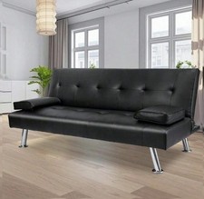 Fabric Sofa Bed 3 Seater Click