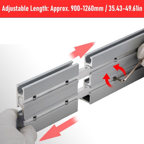 Telescoping flip fence - telescoping,