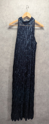 Vtg frank usher silk - frank, beaded