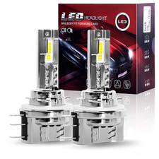 2x H15 High Beam DRL CSP LED Headlight Bulb Canbus Error Free Bright Xenon White