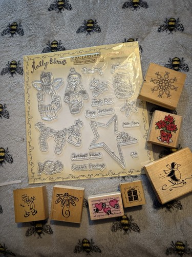 Wooden stampers used and - stampers, new