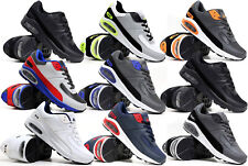 Mens Air Shock Absorbing Trainers Casual Running Walking Jogging Gym Shoes Size