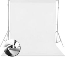 LENCARTA 2 x 3M White Photo Studio Polyester Collapsible Backdrop Background