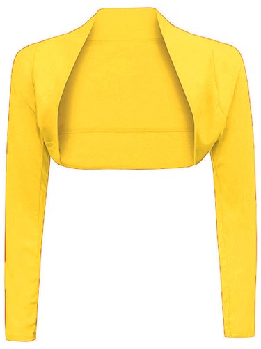 New womens plain shrug long - womens,
