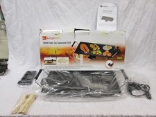 Unused Kingavon 2000w Teppanyaki Grill Table Top Griddle Hot Cooking Plate.