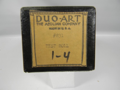 Duo art player piano test - duo-art,