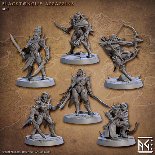 Elf assassin blacktongue - blacktongue, |