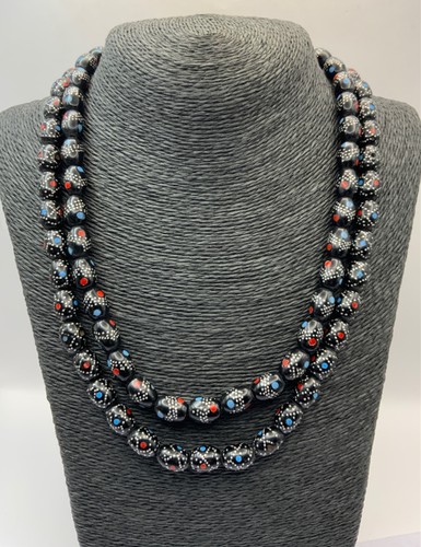 Antique yusuri black coral - yusuri,