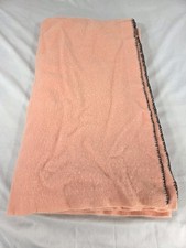 Vintage Art Deco Pink Wool