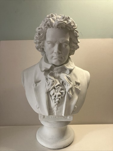 Beethoven bust sculpture 45cm - sculpture,