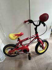 Red Kids' Fire Chief Bicycle with Flame Seat