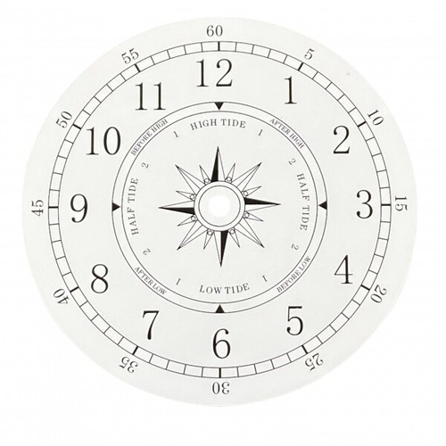 Time and tide round white - and,