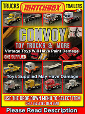 Matchbox Convoy, Trucks, Lorries, Vans Trailers (Select Item) DAMAGED USED TOYS