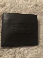 Men’s Levi's Vintage Two Horse Bifold Coin Leather Wallet - Black
