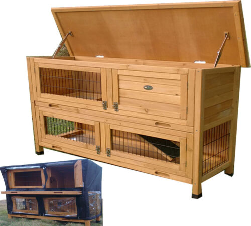 Rabbit hutch rain cover - rabbit,