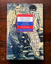 Hand signed ENGLAND'S DREAMING book • Jon Savage • SEX PISTOLS • Punk Rock Bible