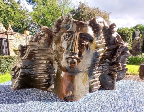 Mid century terracotta glazed - ,