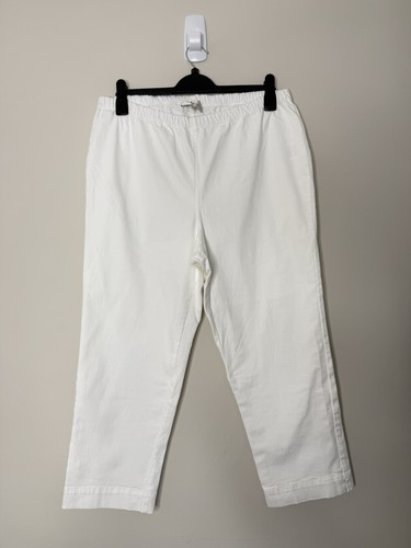 Sahara white trousers linen - white,