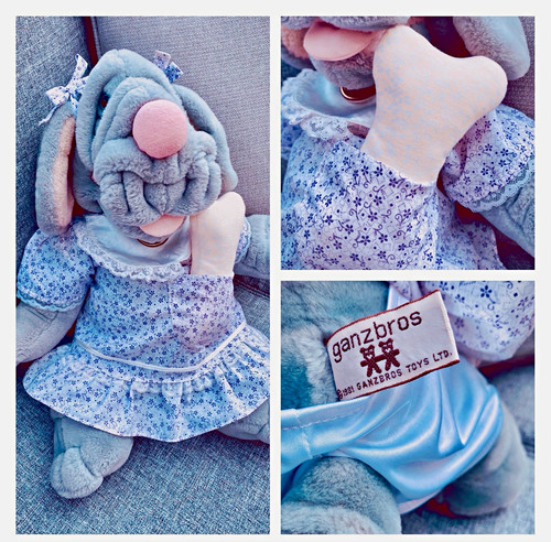 Vintage wrinkles puppet dog - vintage,