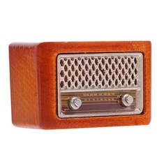  Old Fashioned Radio Miniature Toy Figurine Simulation House Toys