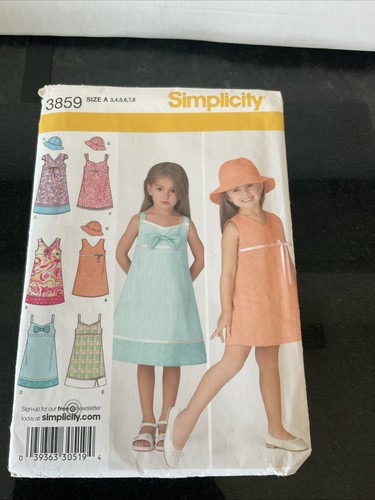 Simplicity 3859 girls dresses - simplicity,