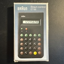 Braun Control ET66 Calculator