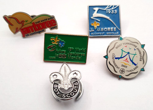 Boy scouts pin badges - 5,