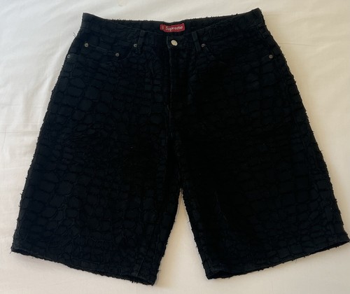 Supreme frayed croc - frayed, baggy