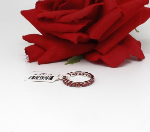 Sterling silver garnet - silver, india