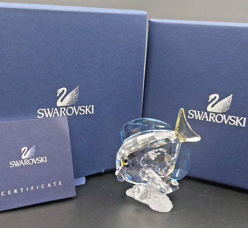 Swarovski tang fish blue - swarovski,