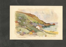 Postcard Cornwall Lamorna Cove