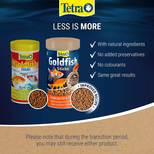 Tetra goldfish fish food - goldfish,