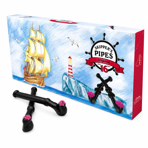 Skippers liquorice pipes - pipes,