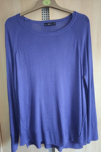 Zara violet super fine knit - violet,