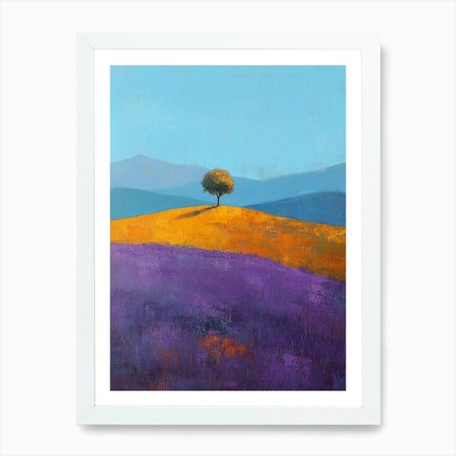 Lone tree lavender field - lone,