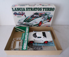 TAMIYA LANCIA STRATOS TURBO MADE UP KIT NEAR MINT BOXED 1:24
