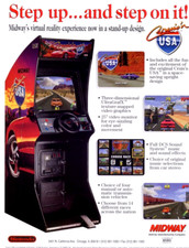 Cruisn USA Arcade FLYER