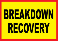 Breakdown Recovery Vehicle