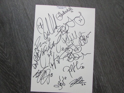 Millwall football club 2006 - club,