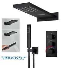 3-Way Concealed Shower Mixer Taps Set Thermostatic System Faucet Bad shower hand