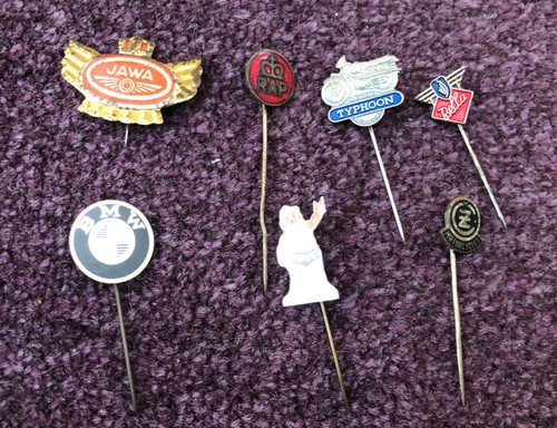 Motor cycle racing badges - , /