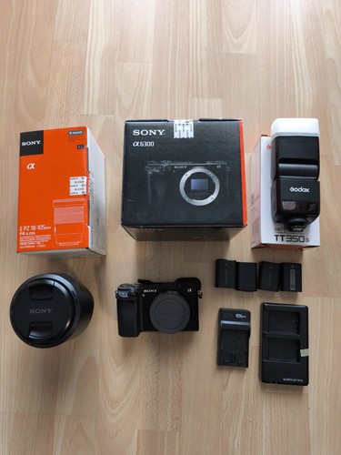 Sony a6300 105 - a6300+18-105, lense+