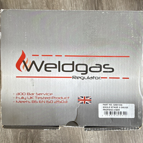 Weldgas propane regulator dual - propane,