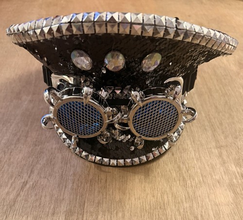 Steampunk military cap hat - military,
