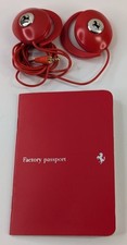 Ferrari Factory Passport from 2007 Visit with Headphones
