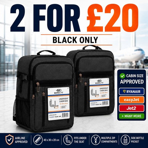 Approved cabin bag underseat - cabin,