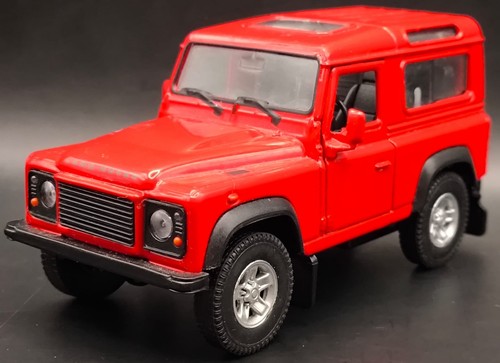 Welly land rover - rover, red