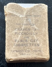 Vintage Craven A Black Cat