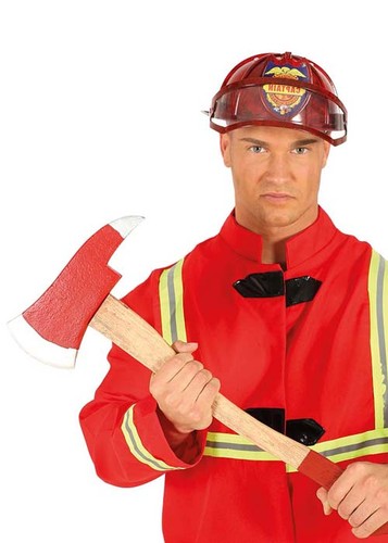 Large fireman plastic prop - fireman,